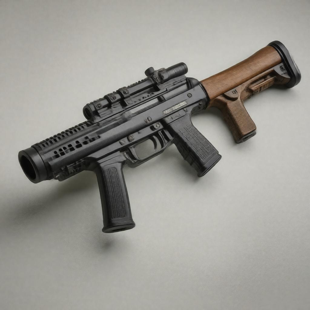 Click to view larger image AI-created image of M870P Express Super Magnum Police shotgun