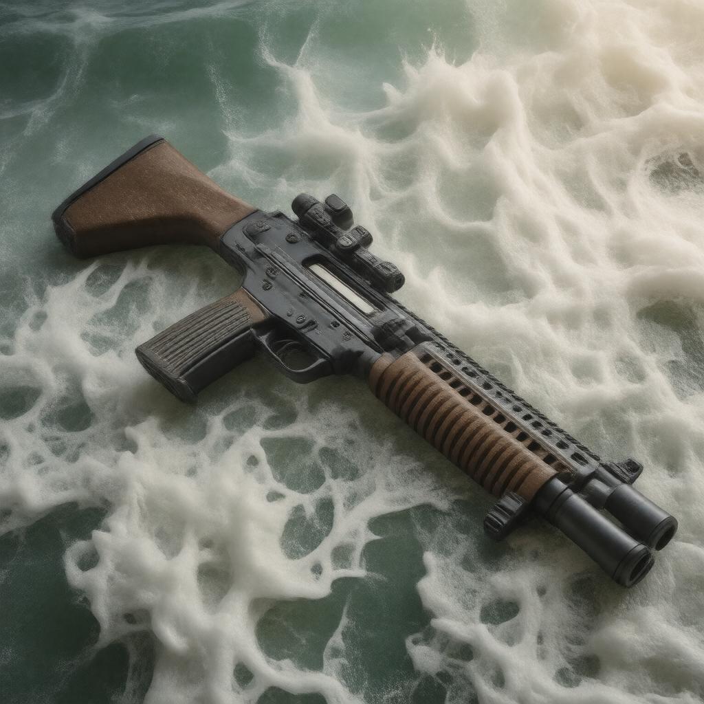 Click to view larger image AI-created image of M870P Marine Magnum shotgun