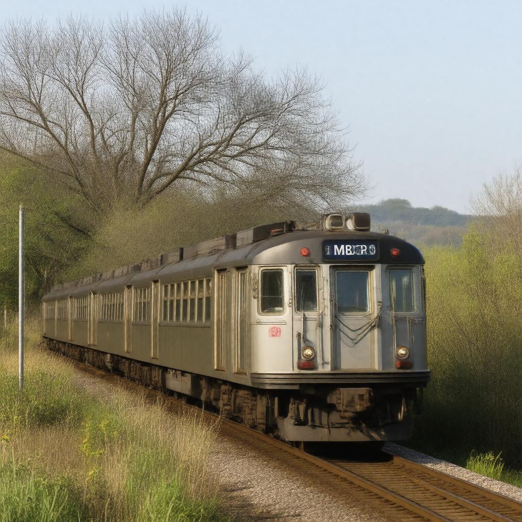 AI-created image of MBCR (Massachusetts Bay Commuter Railroad Company)