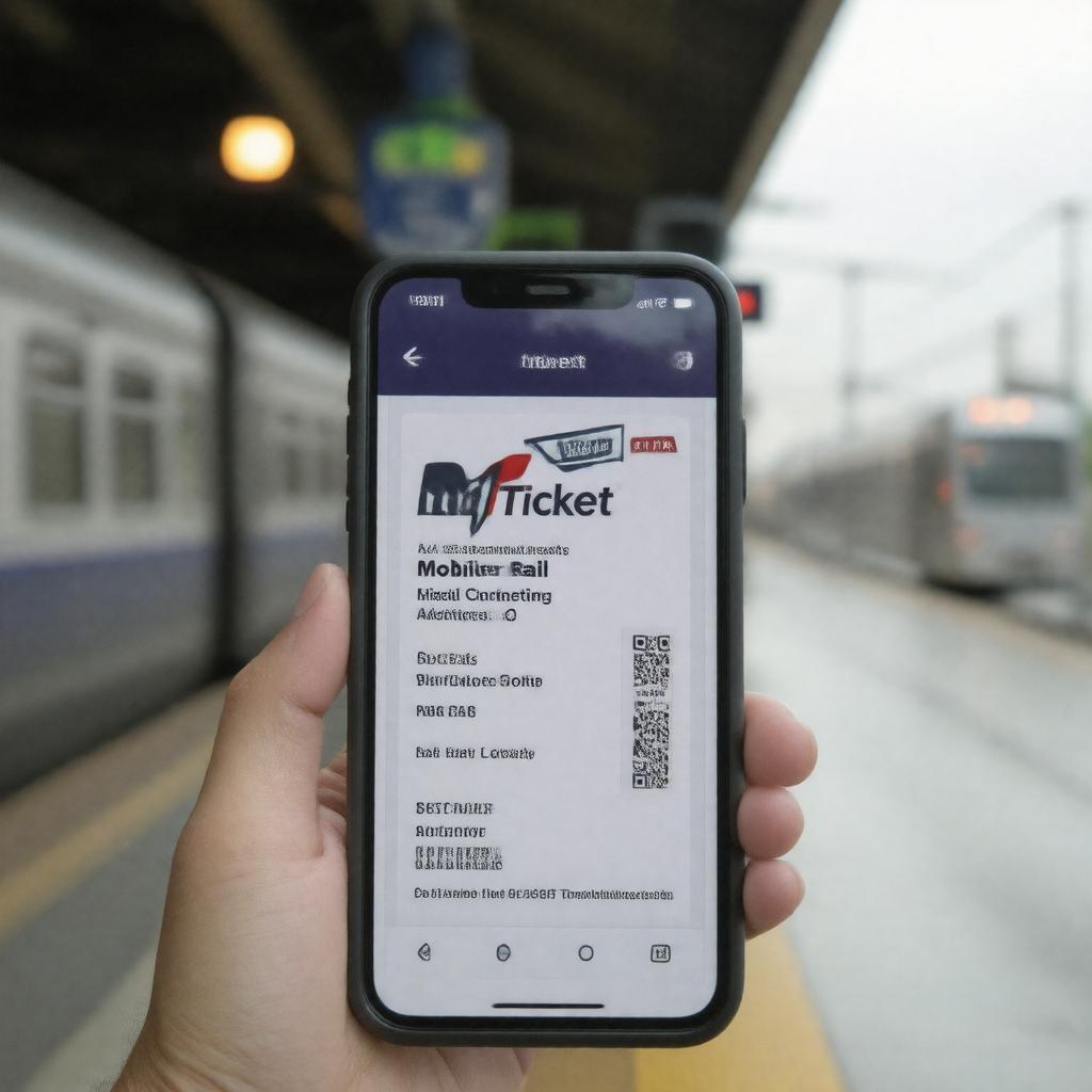 Click to view larger image AI-created image of MBTA mTicket