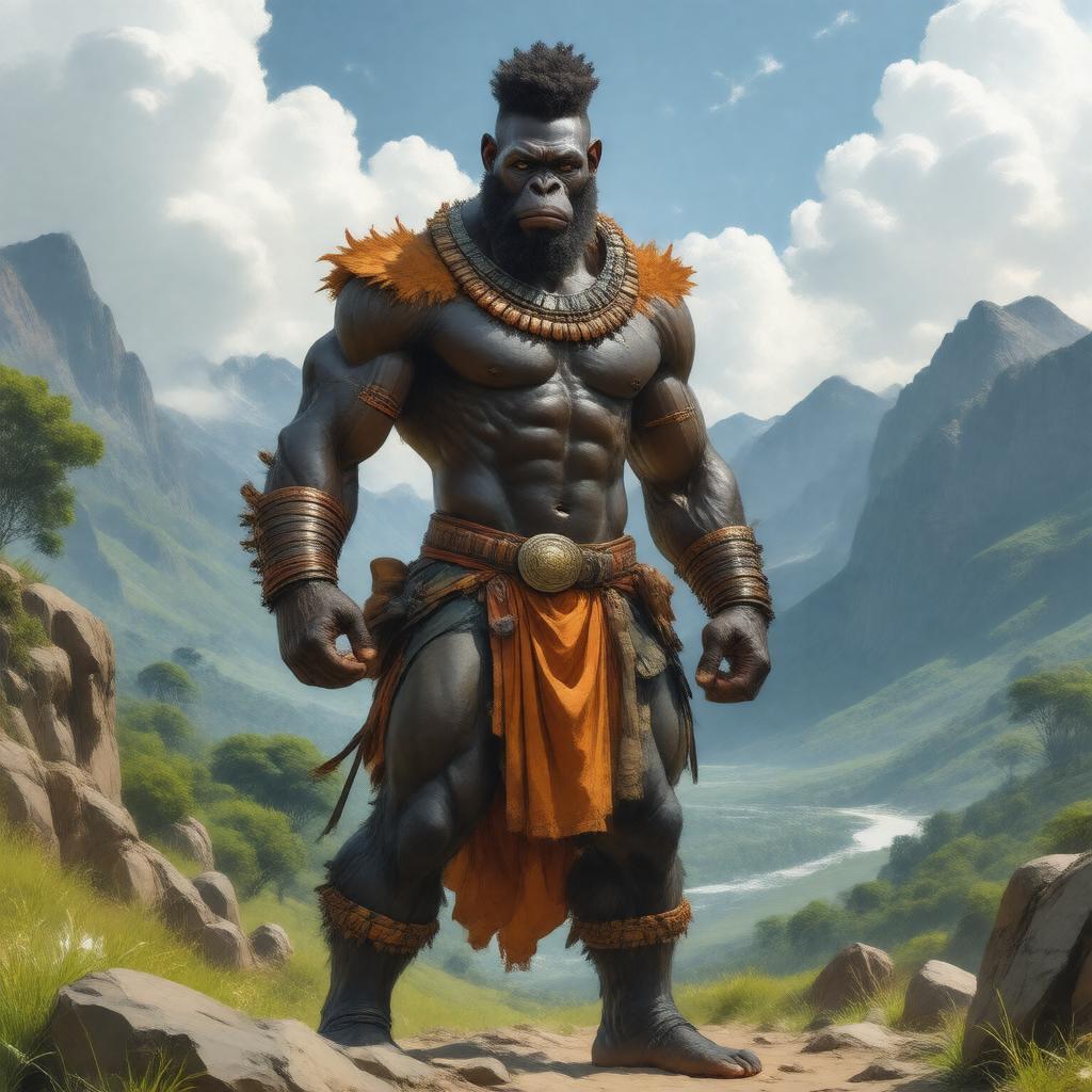 AI-created image of M'Baku
