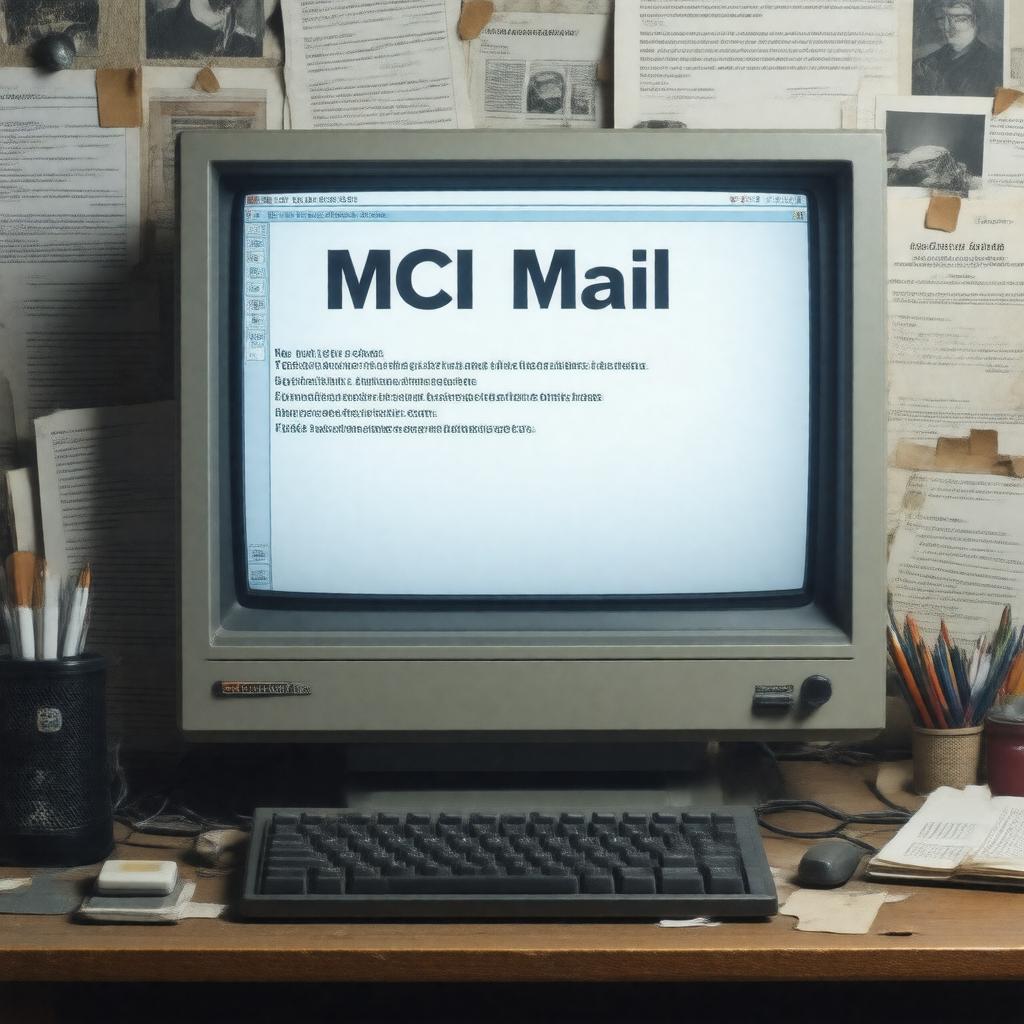 AI-created image of MCI Mail