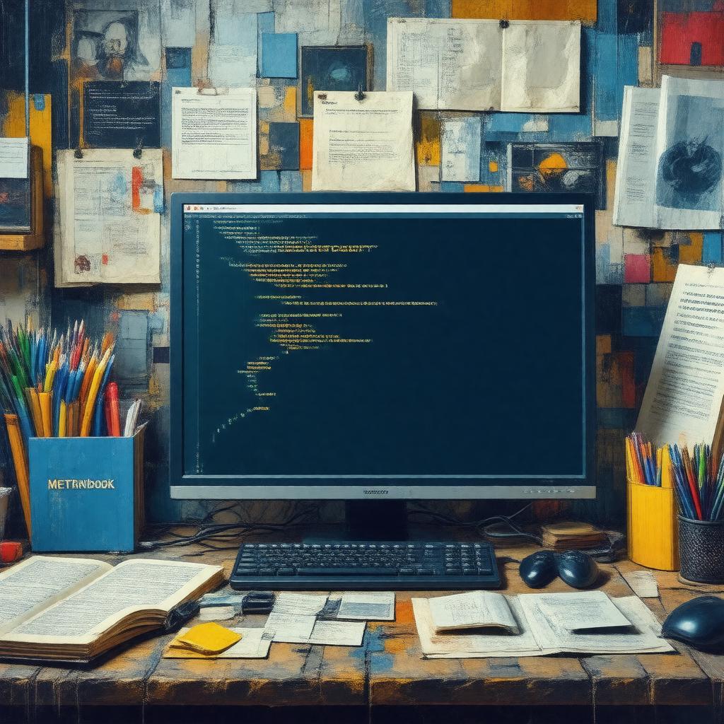 AI-created image of METAFONT