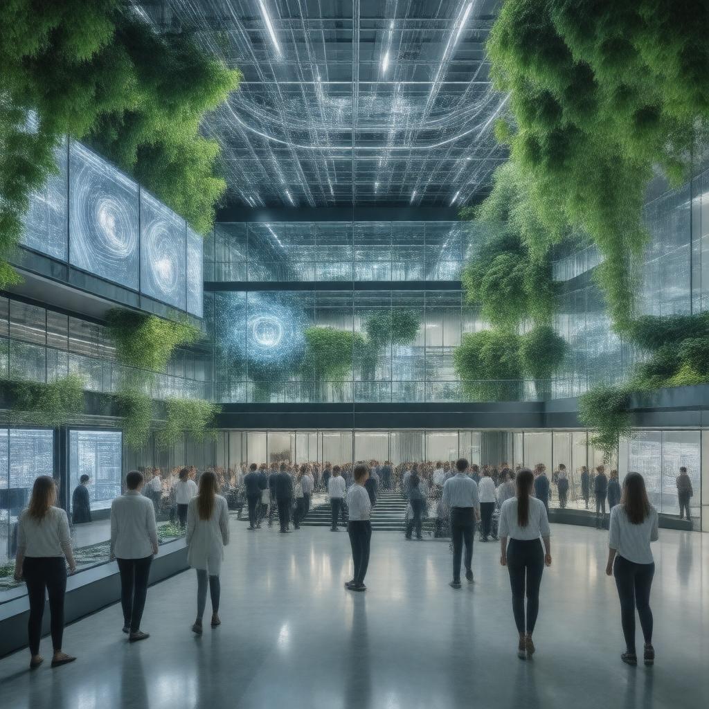 Click to view larger image AI-created image of MILA (Quebec Artificial Intelligence Institute)