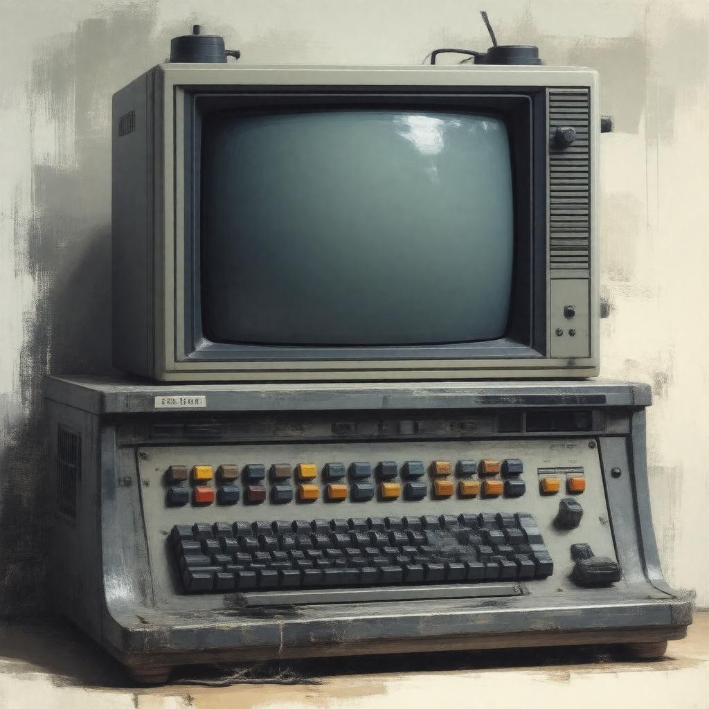 AI-created image of MITS Altair 8800