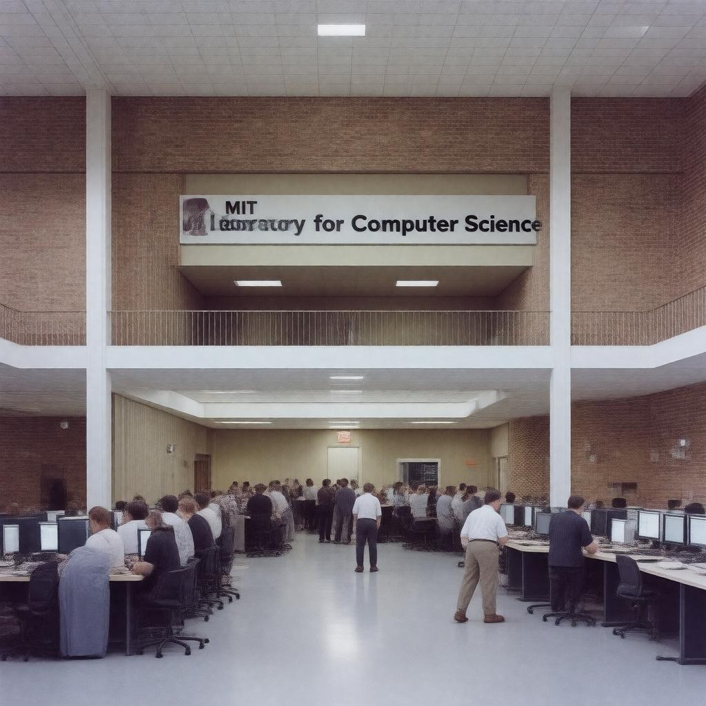 AI-created image of MIT Laboratory for Computer Science