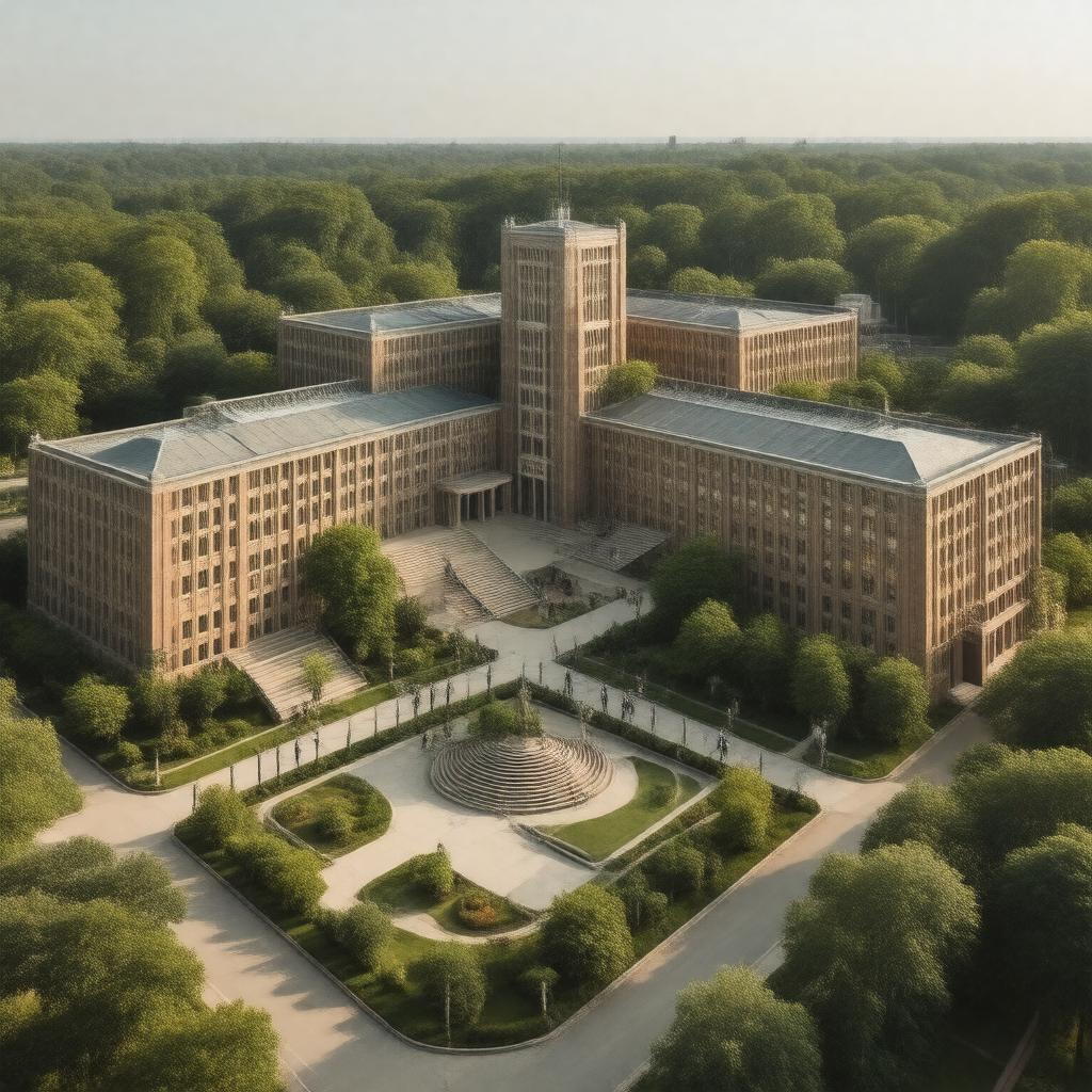 AI-created image of MIT Libraries
