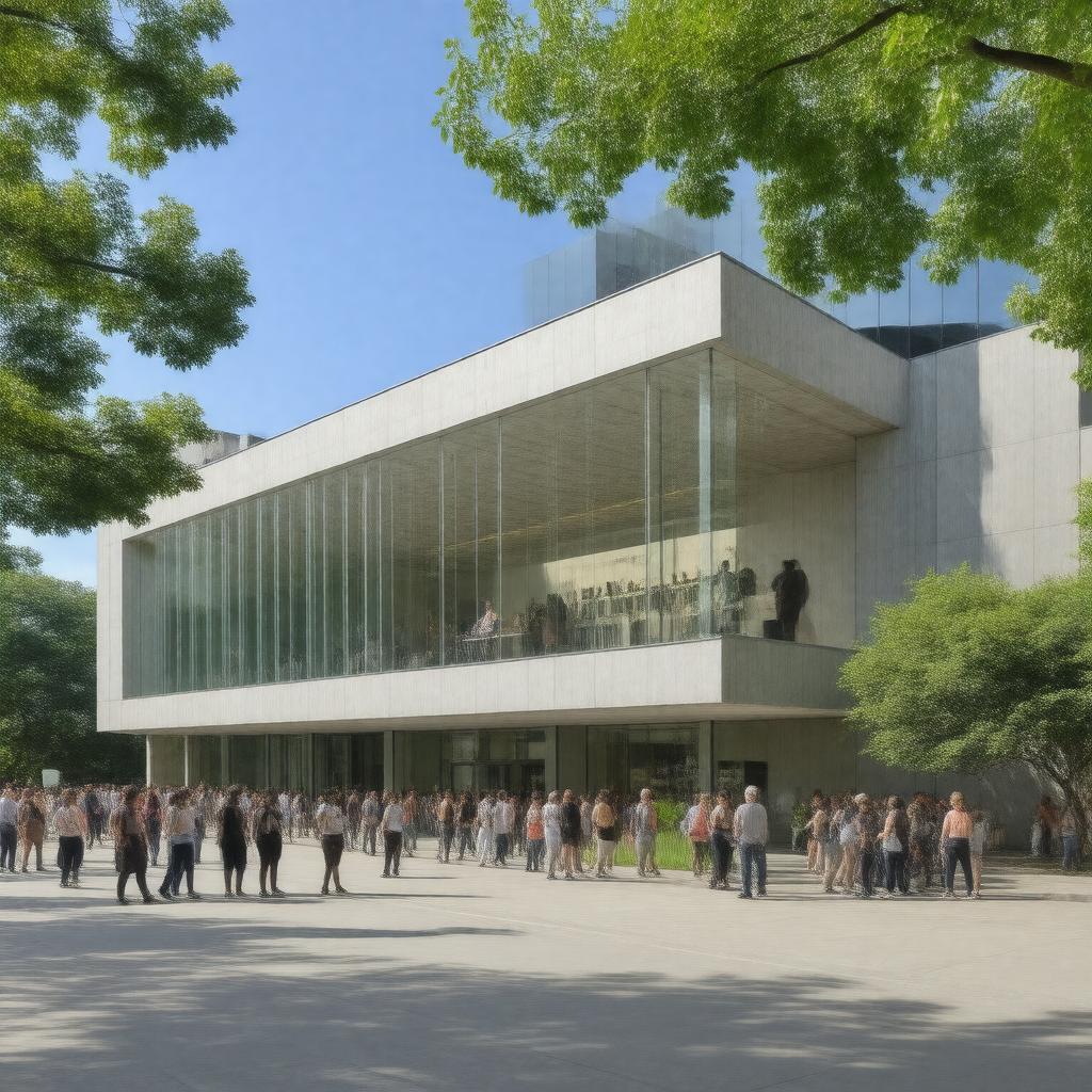 AI-created image of MIT Museum