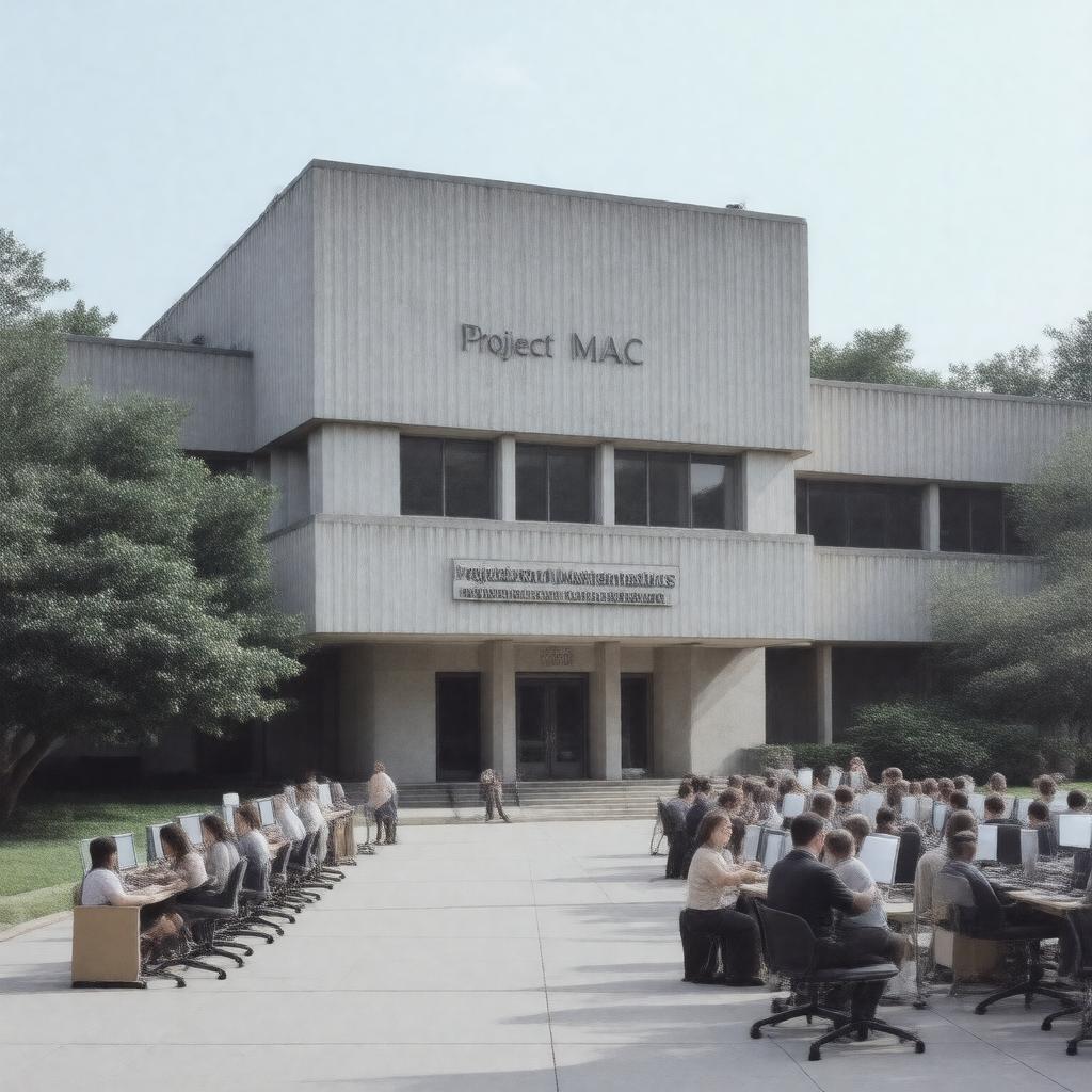 AI-created image of MIT Project MAC