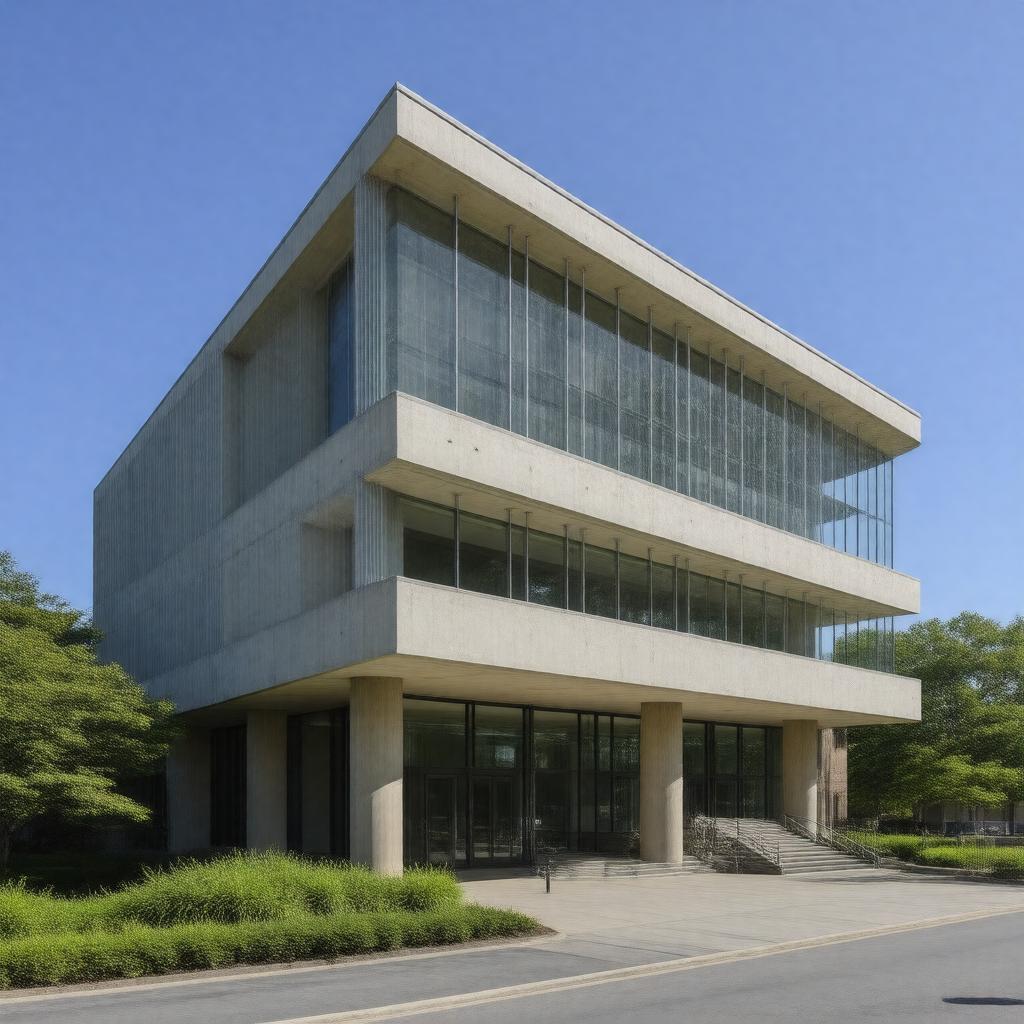 Click to view larger image AI-created image of MIT School of Architecture and Planning
