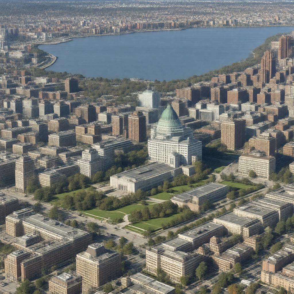 AI-created image of MIT campus
