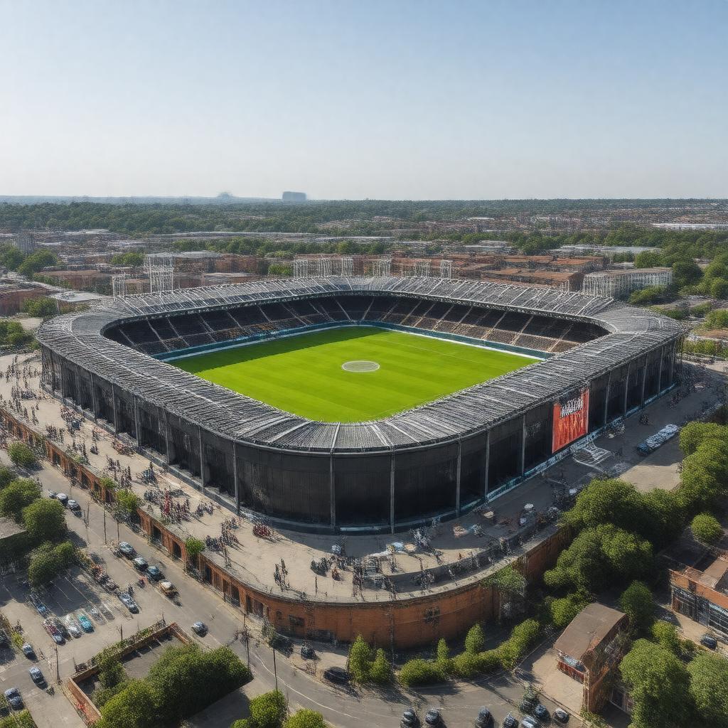 AI-created image of MKM Stadium