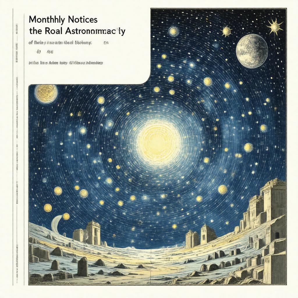 AI-created image of MNRAS