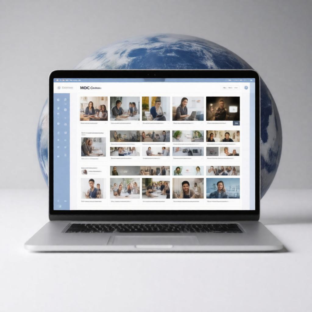 Click to view larger image AI-created image of MOOCs