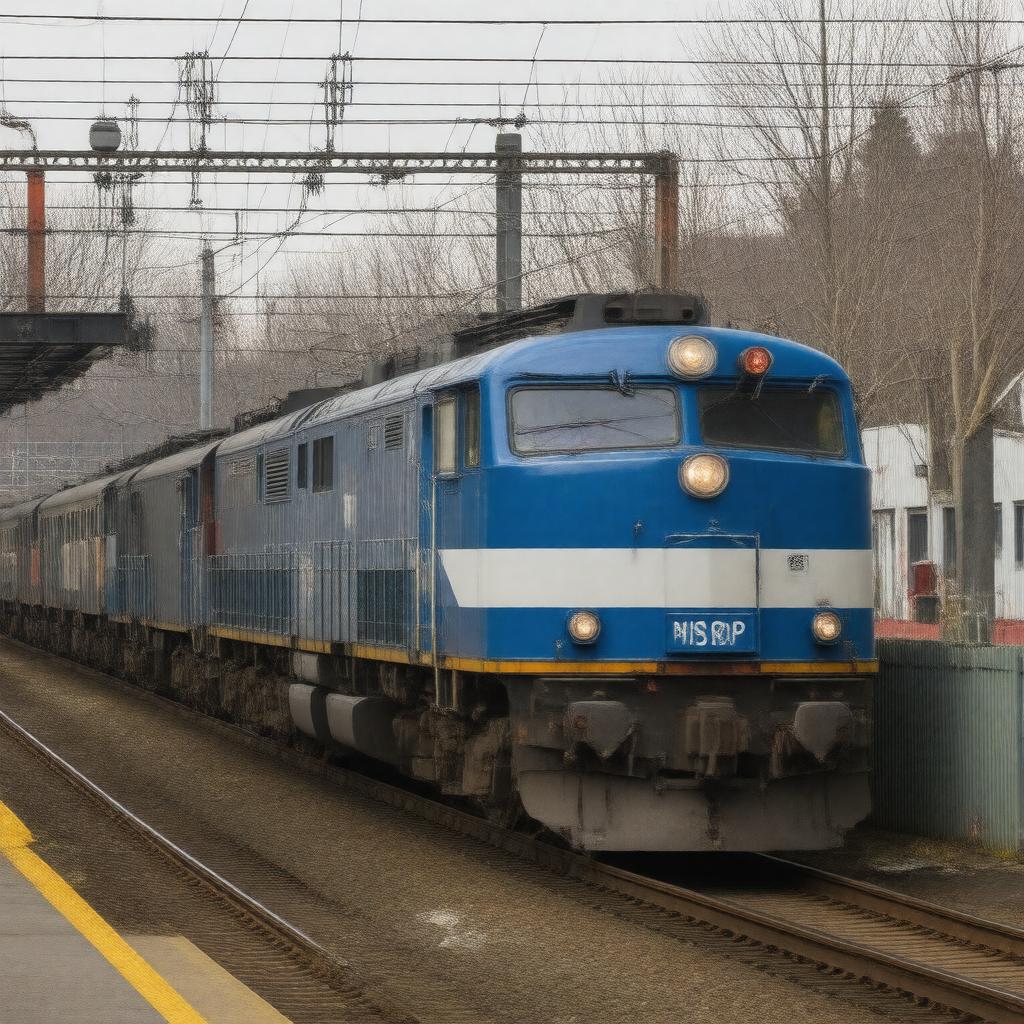 AI-created image of MPI HSP46 locomotives