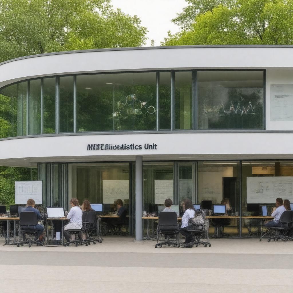 Click to view larger image AI-created image of MRC Biostatistics Unit