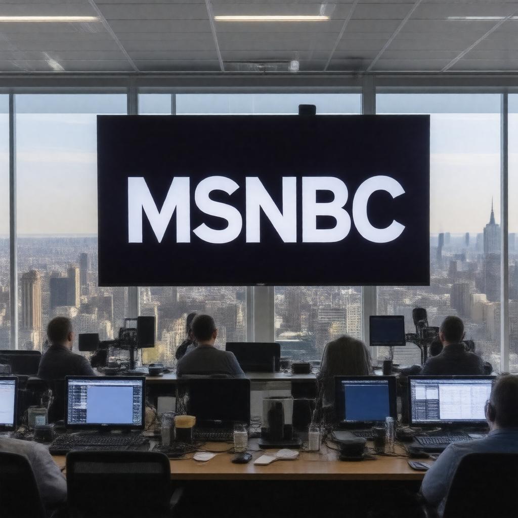 AI-created image of MSNBC