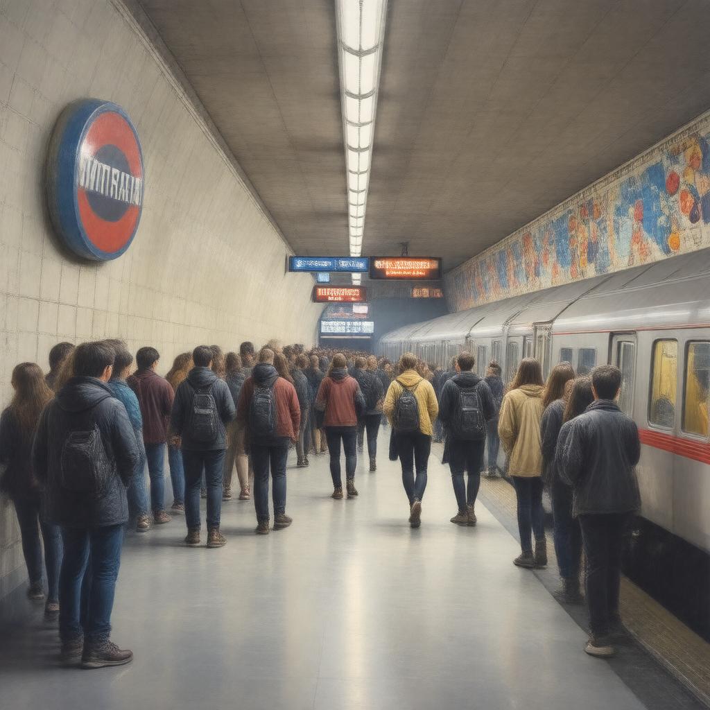 AI-created image of MTA Subway
