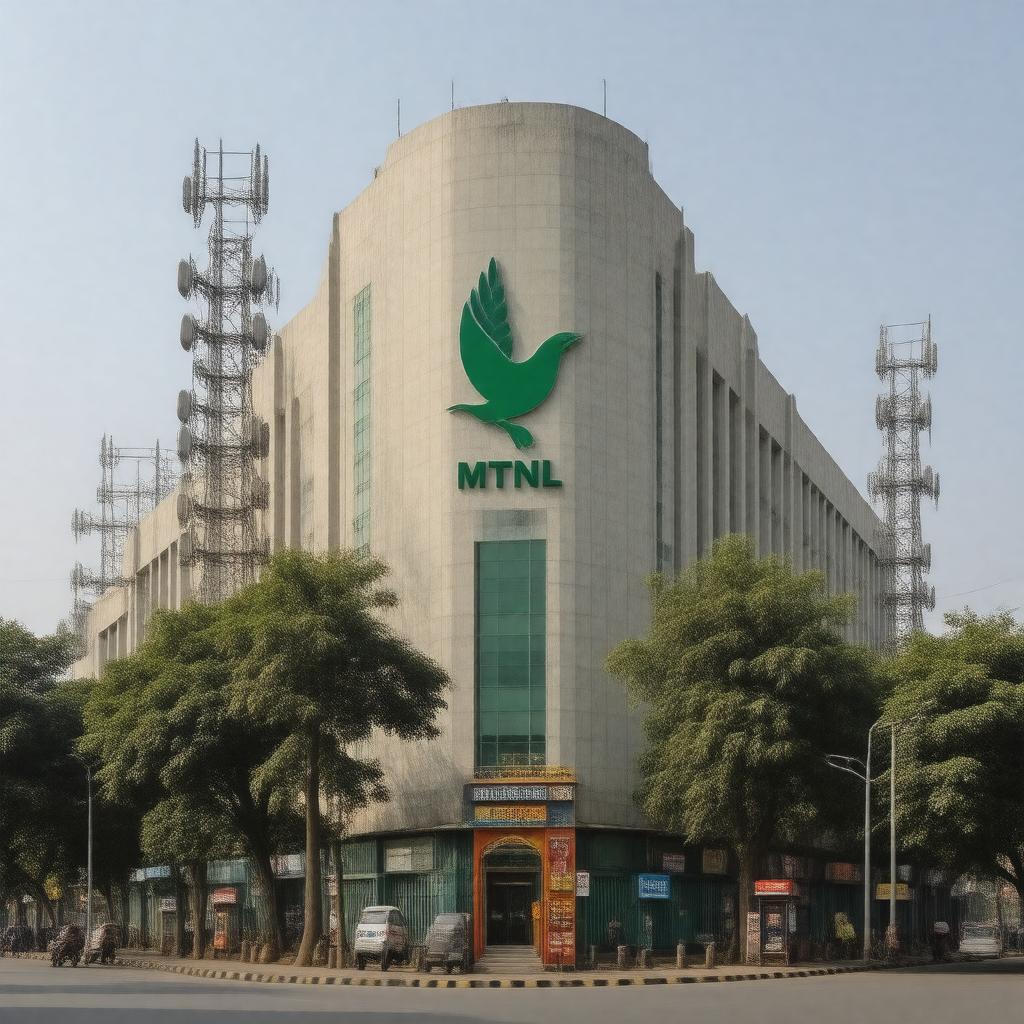 Click to view larger image AI-created image of MTNL (Mahanagar Telephone Nigam Limited)