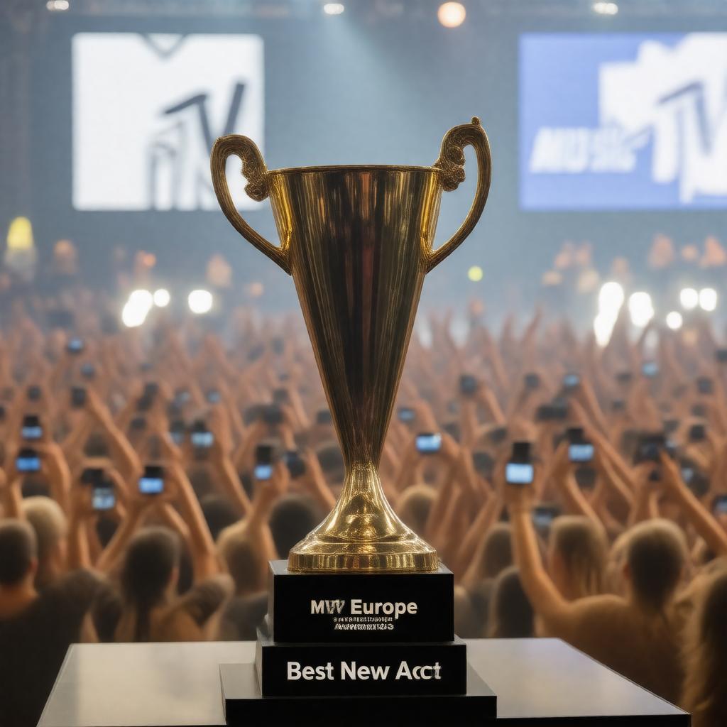 AI-created image of MTV Europe Music Award for Best New Act