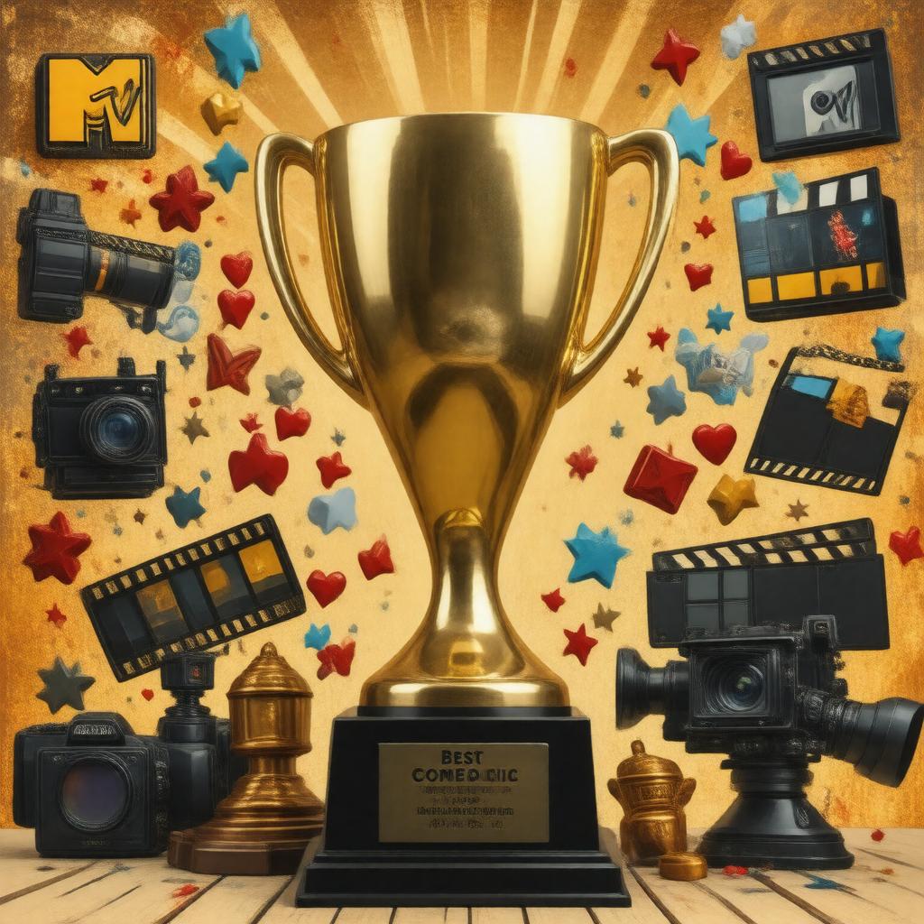 Click to view larger image AI-created image of MTV Movie Award for Best Comedic Performance