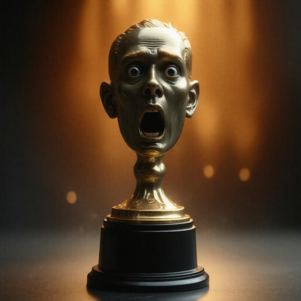 AI-created image of MTV Movie Award for Best Gut-Wrenching Performance