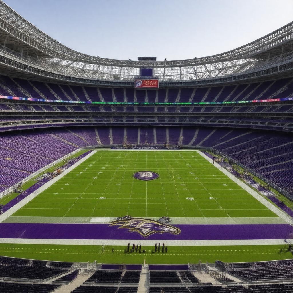 AI-created image of M&T Bank Stadium