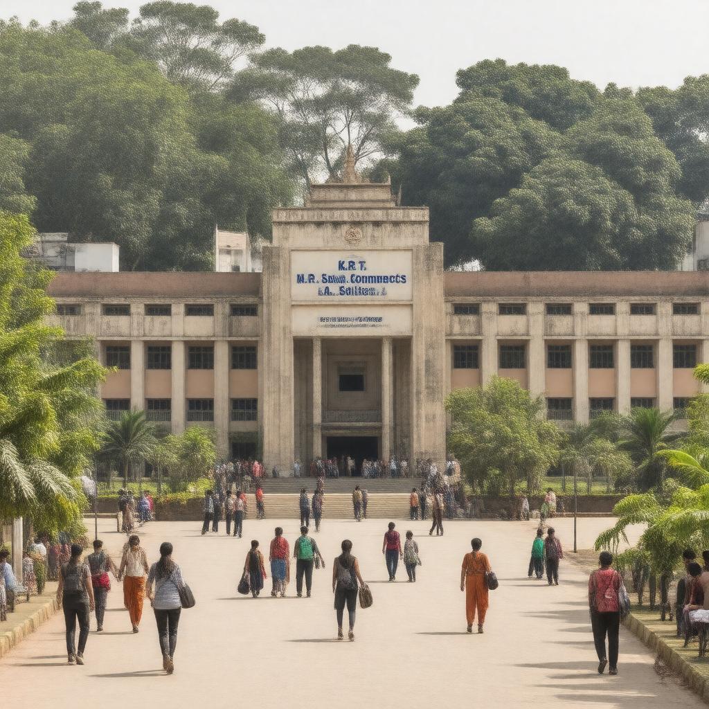 Click to view larger image AI-created image of MVP Samaj's KTHM College