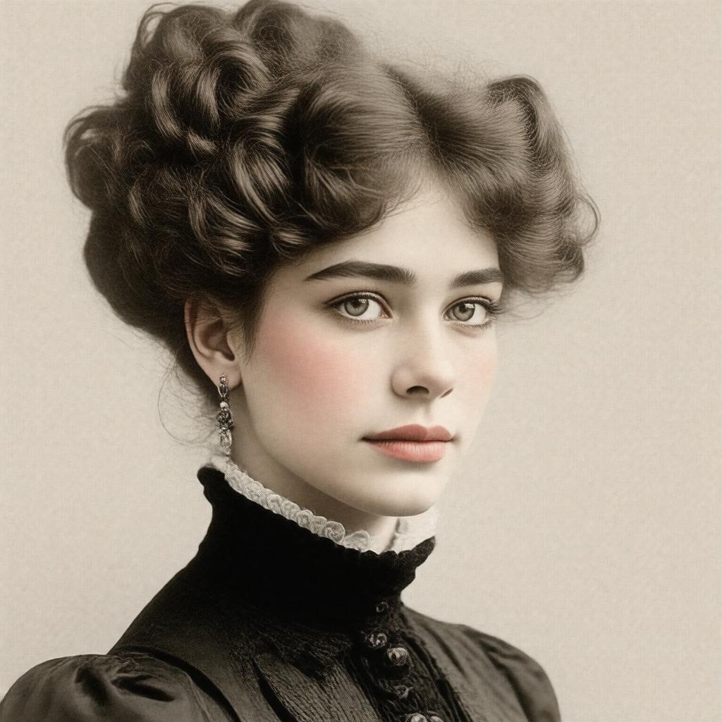 AI-created image of Mabel Beardsley