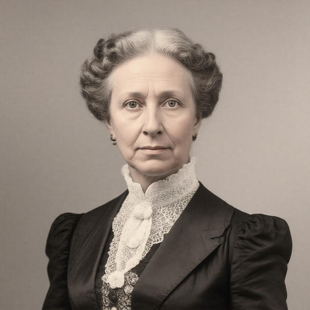 Click to view larger image AI-created image of Mabel Gardiner Hubbard