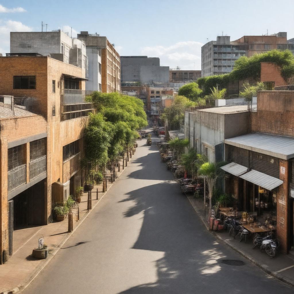Click to view larger image AI-created image of Maboneng Precinct