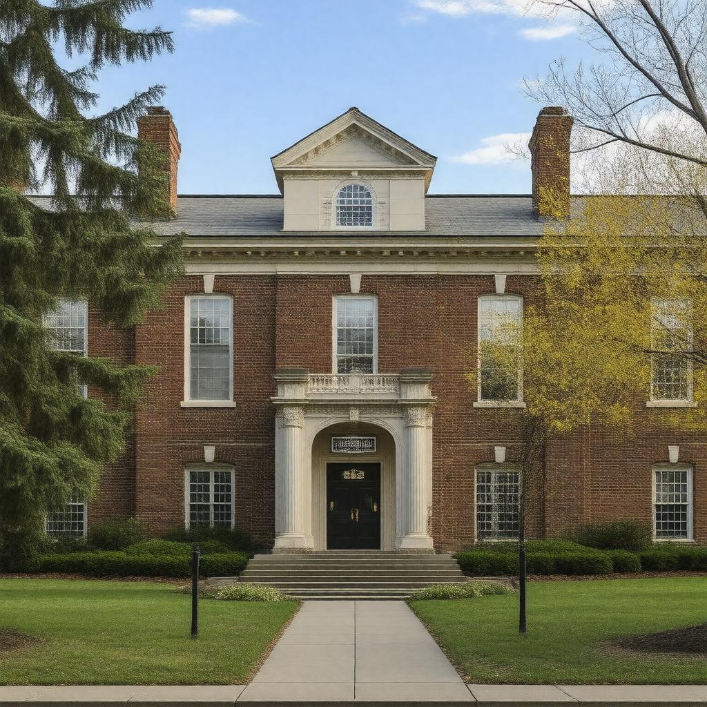 AI-created image of MacDonough Hall