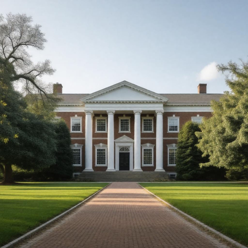 Click to view larger image AI-created image of MacMillan Hall