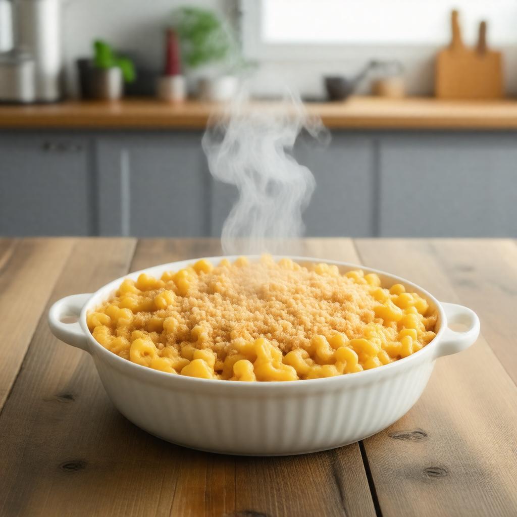 Click to view larger image AI-created image of Mac & Cheese