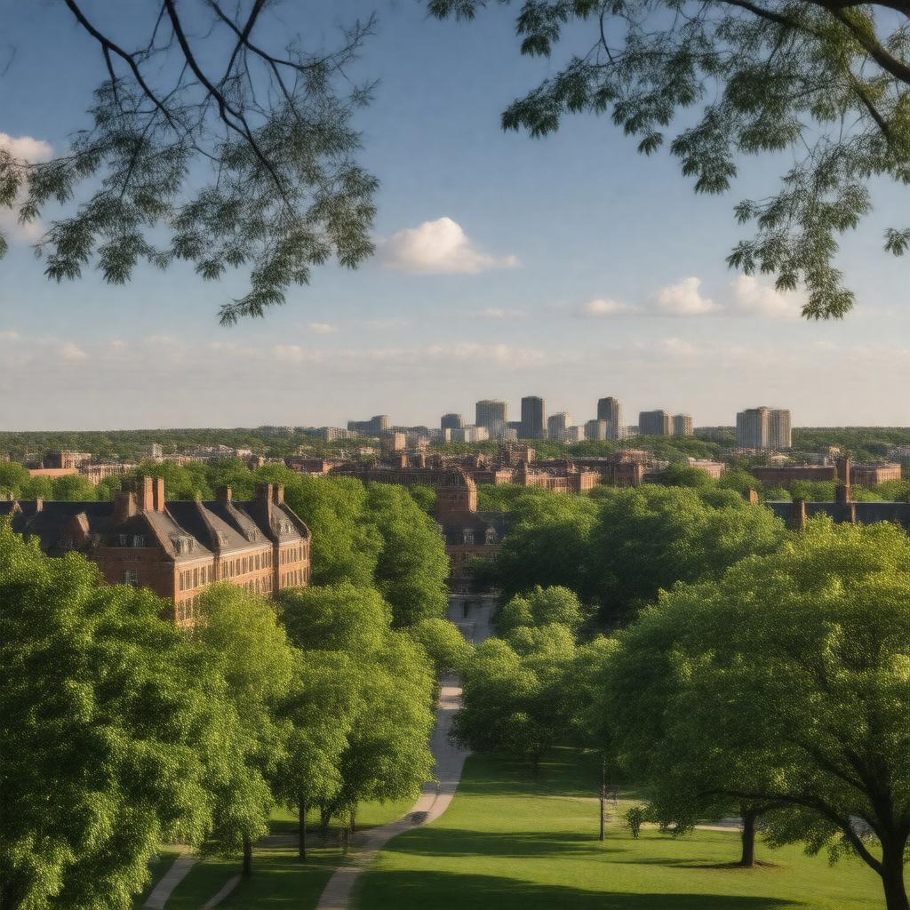 AI-created image of Macalester College
