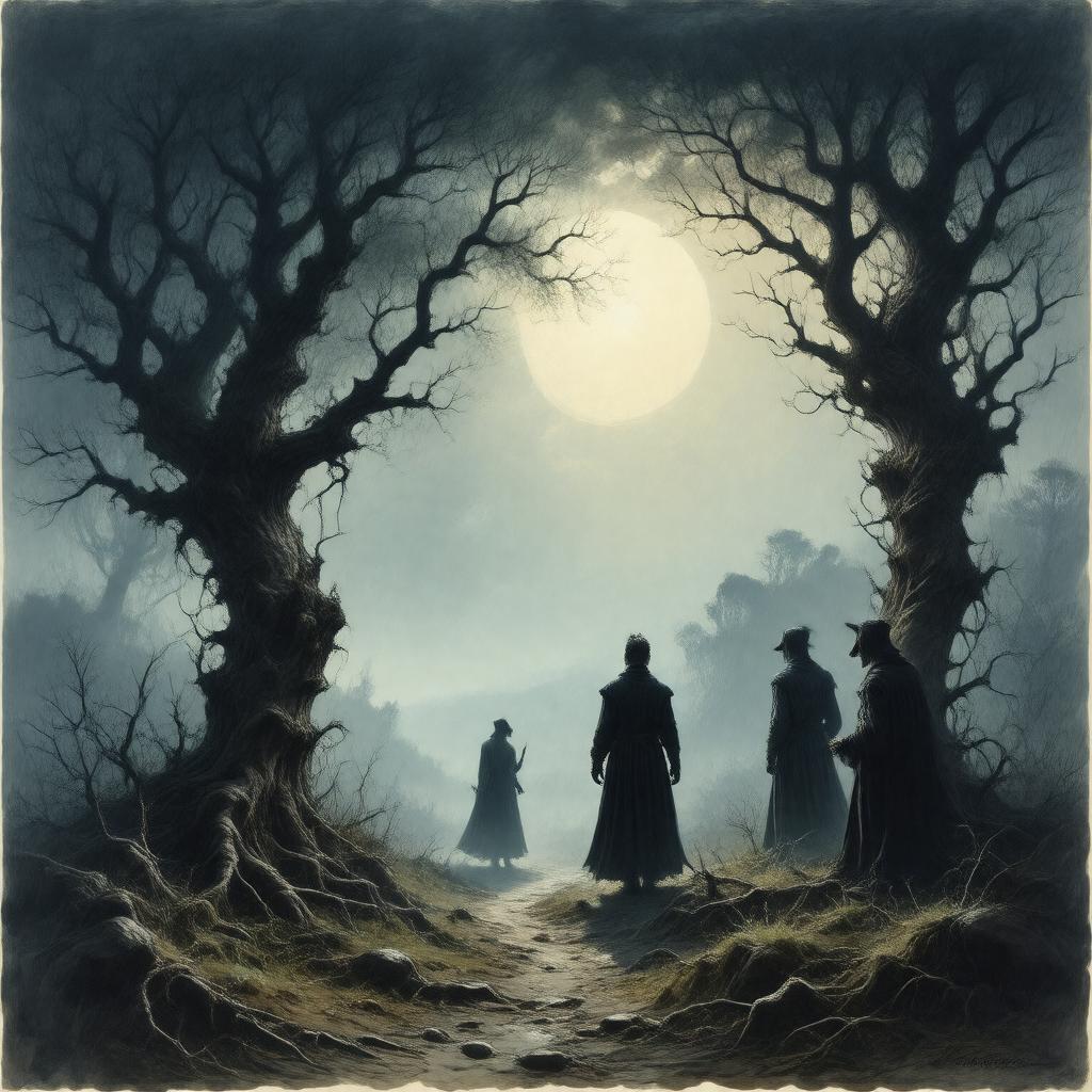AI-created image of Macbeth