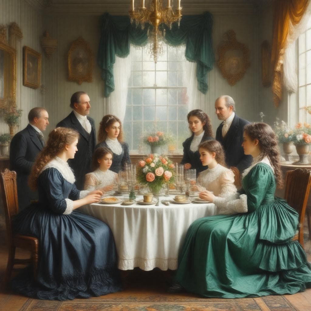 AI-created image of Macdonald sisters