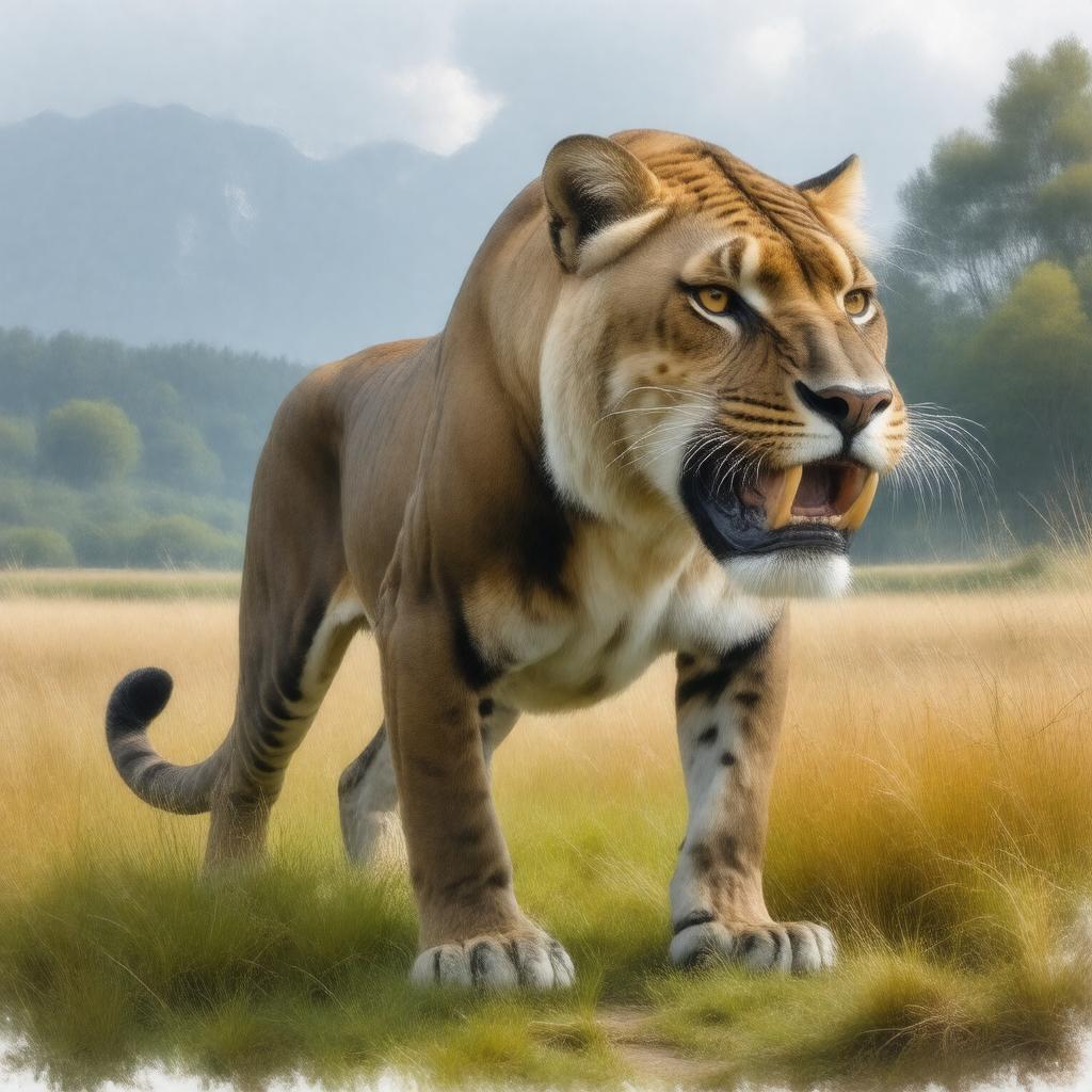 AI-created image of Machairodontinae