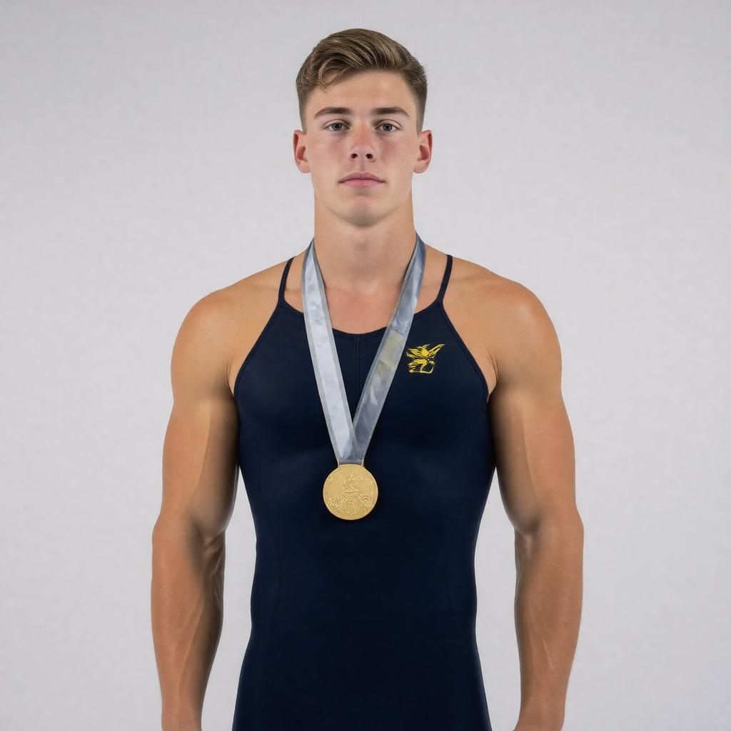 AI-created image of Mack Horton