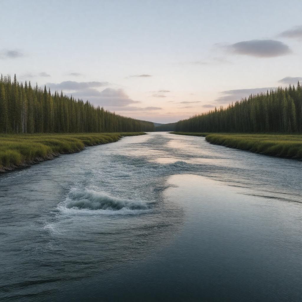 AI-created image of Mackenzie River