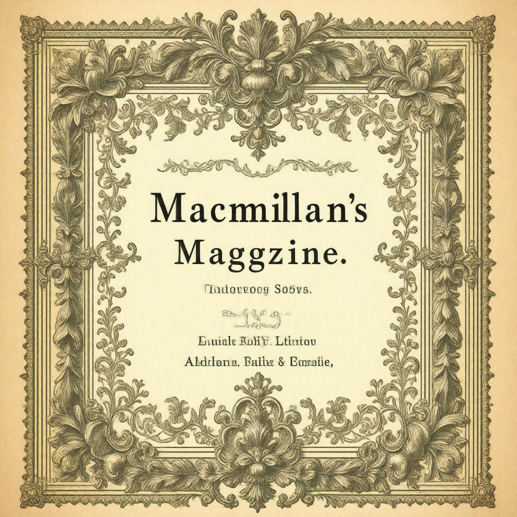 AI-created image of Macmillan's Magazine