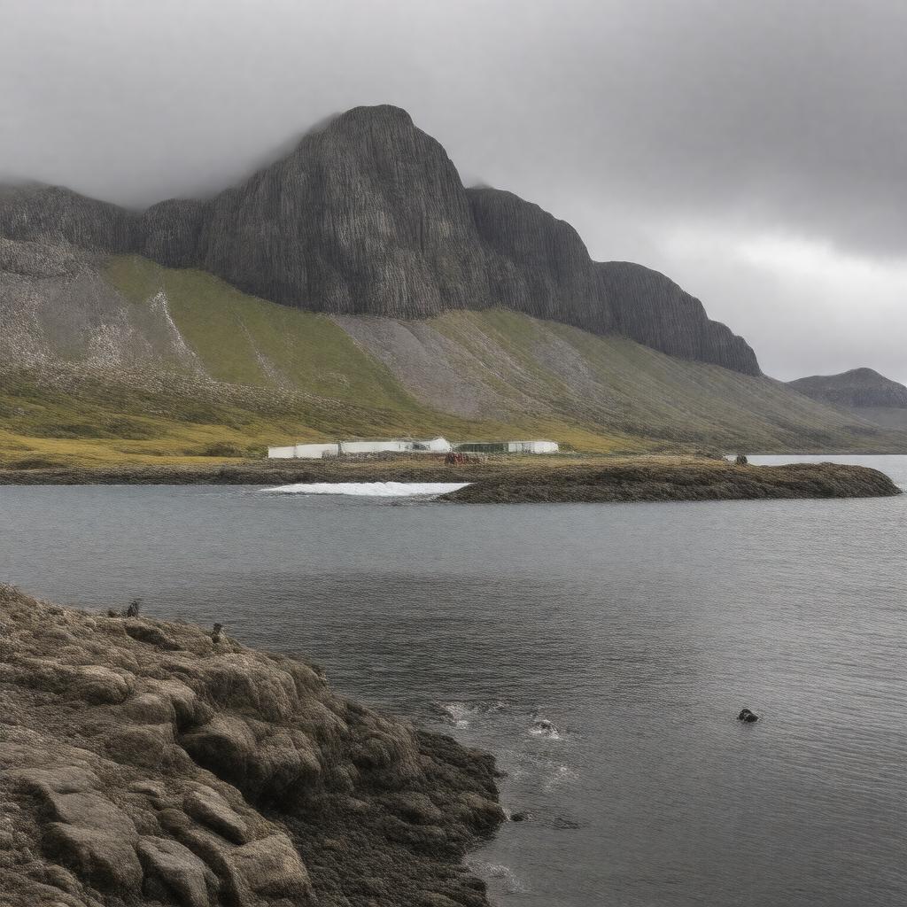 AI-created image of Macquarie Island