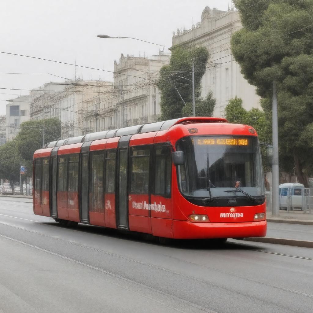 Click to view larger image AI-created image of Macrobús