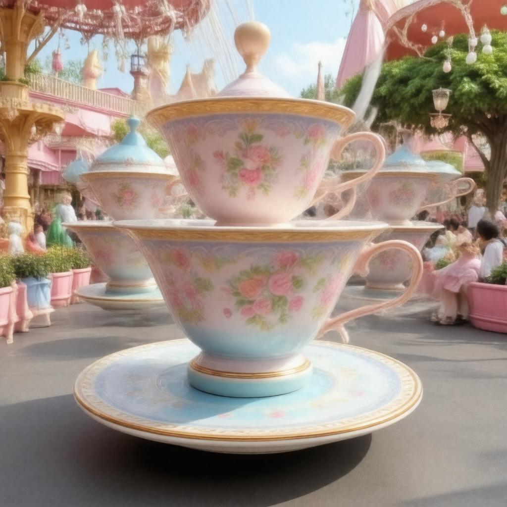 AI-created image of Mad Tea Party