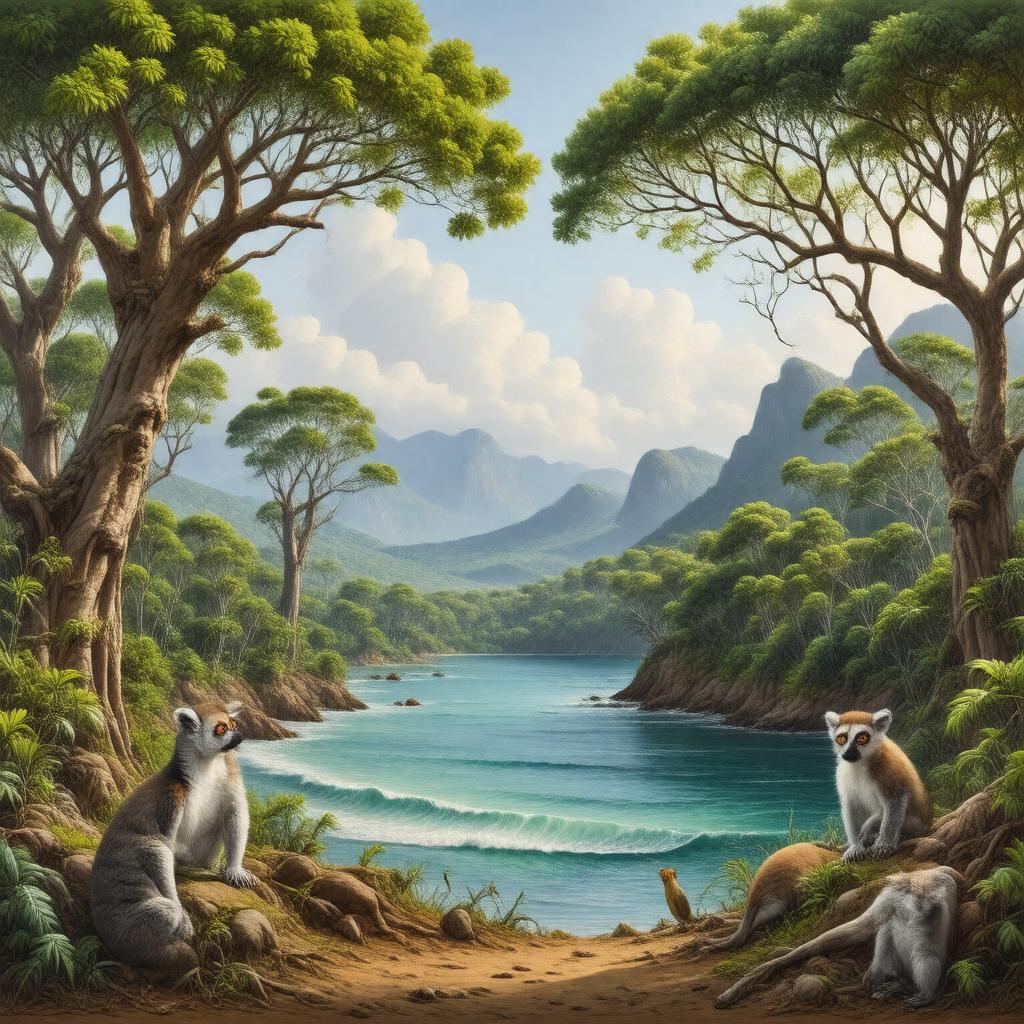 AI-created image of Madagascar
