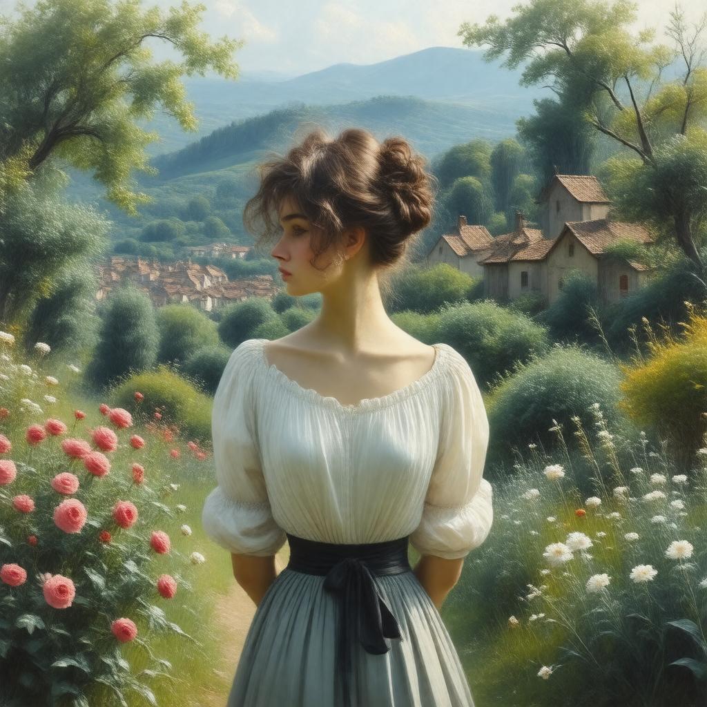 AI-created image of Madame Bovary