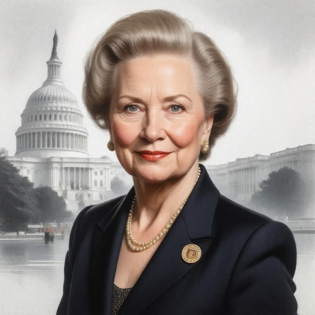 AI-created image of Madeleine Albright