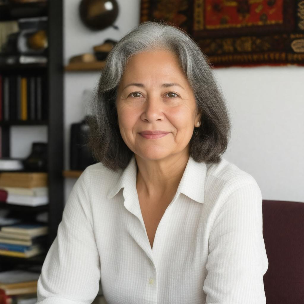 Click to view larger image AI-created image of Madeleine Richeport-Haley