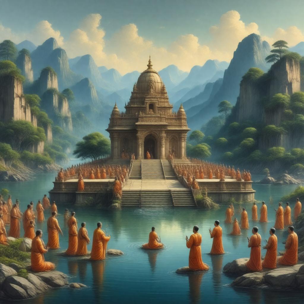 AI-created image of Madhva Sampradaya