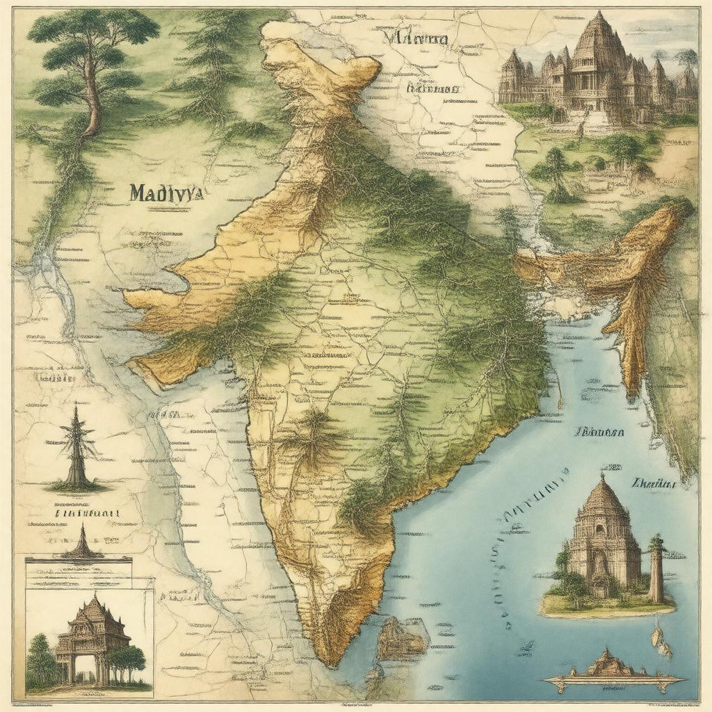 AI-created image of Madhya Pradesh